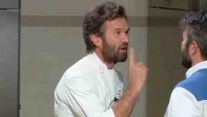 Carlo Cracco arrabbiato (screenshot tv) - teleone.it