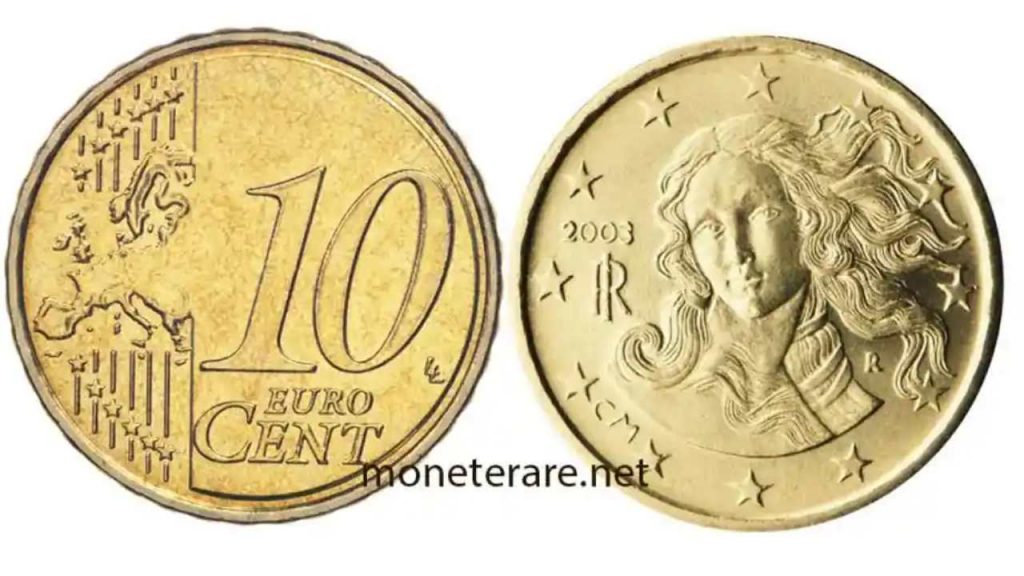 10 centesimi euro Botticelli (foto moneterare.net) - teleone.it
