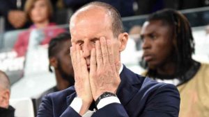 Max Allegri triste (foto serieanews.com) - teleone.it