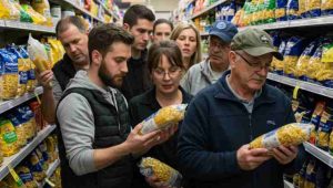 Pasta al supermercato - foto (C) teleone.it