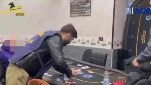Poker illegale Palermo (foto Guardia di finanza)