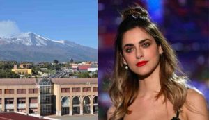 Miriam Leone in Sicilia (foto catanialive24) - teleone.it