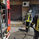 vigili del fuoco incendio Cinisi