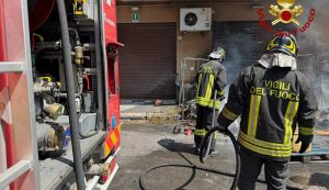 vigili del fuoco incendio Cinisi