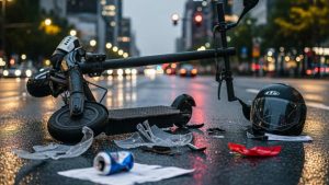 monopattino incidente - foto (C) Teleone.it