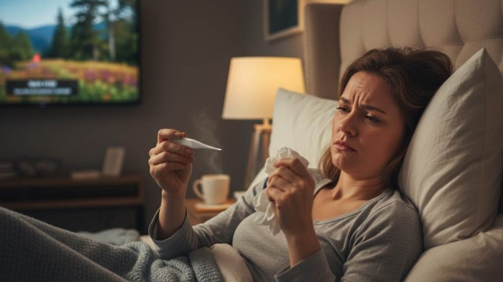 influenza febbre letto - foto teleone.it