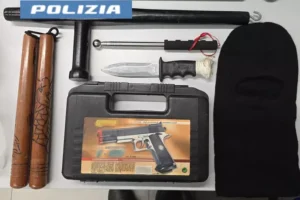 armi sequestrate catania polizia