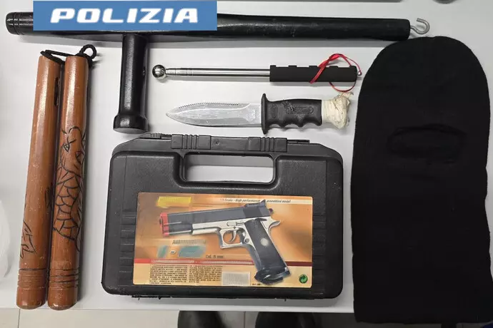 armi sequestrate catania polizia
